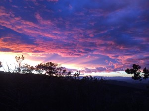 Sunset in Sacramento Mountains